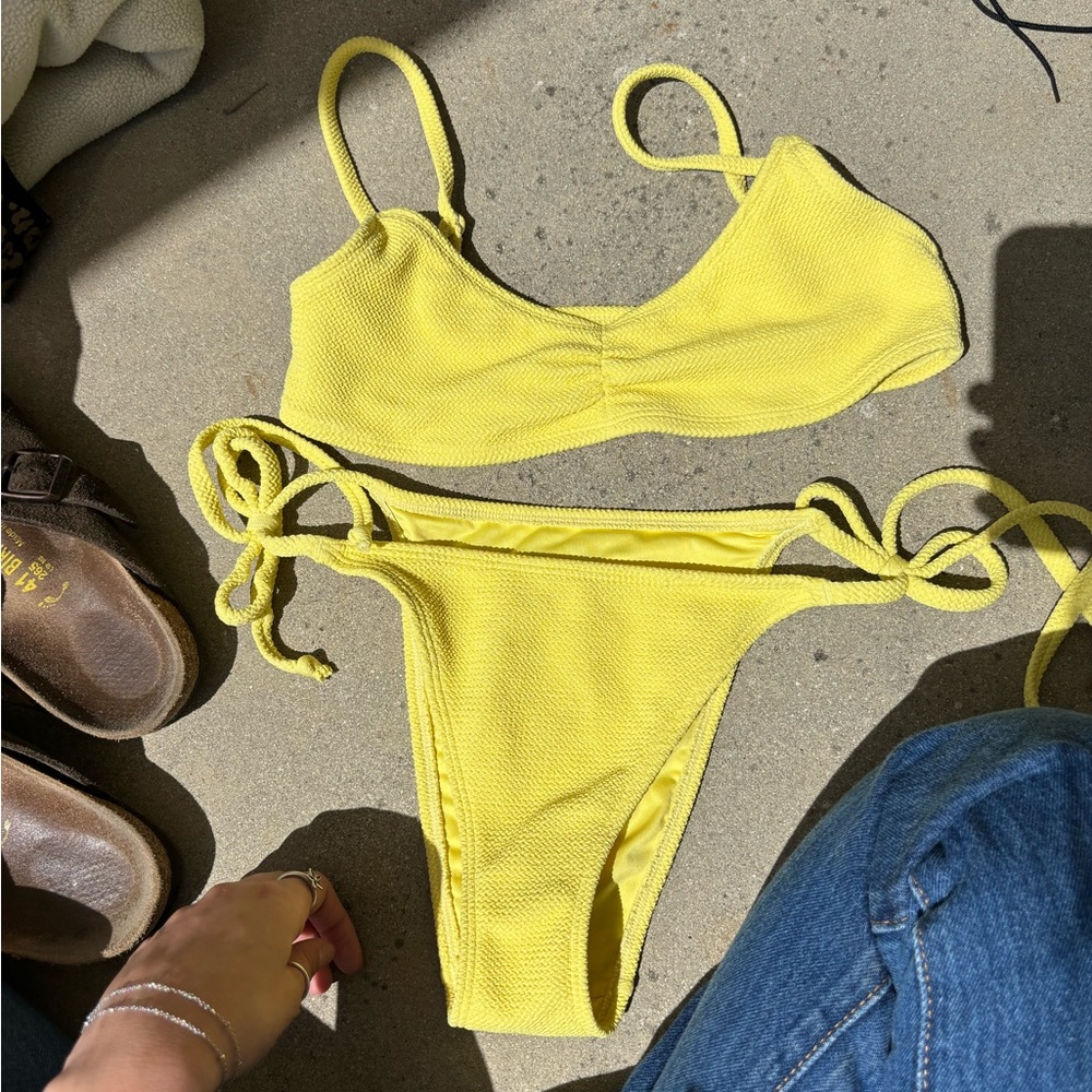 Yellow bikini set